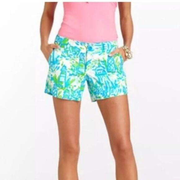 Lilly Pulitzer Callahan Shorts in High Beam 00 - Picture 1 of 7